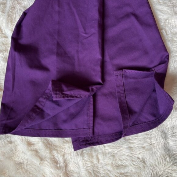 2/$40 Scrubstar Purple Nurse Medical Uniform Scrub Style No WC013 Ladies Sz S - Picture 11 of 16